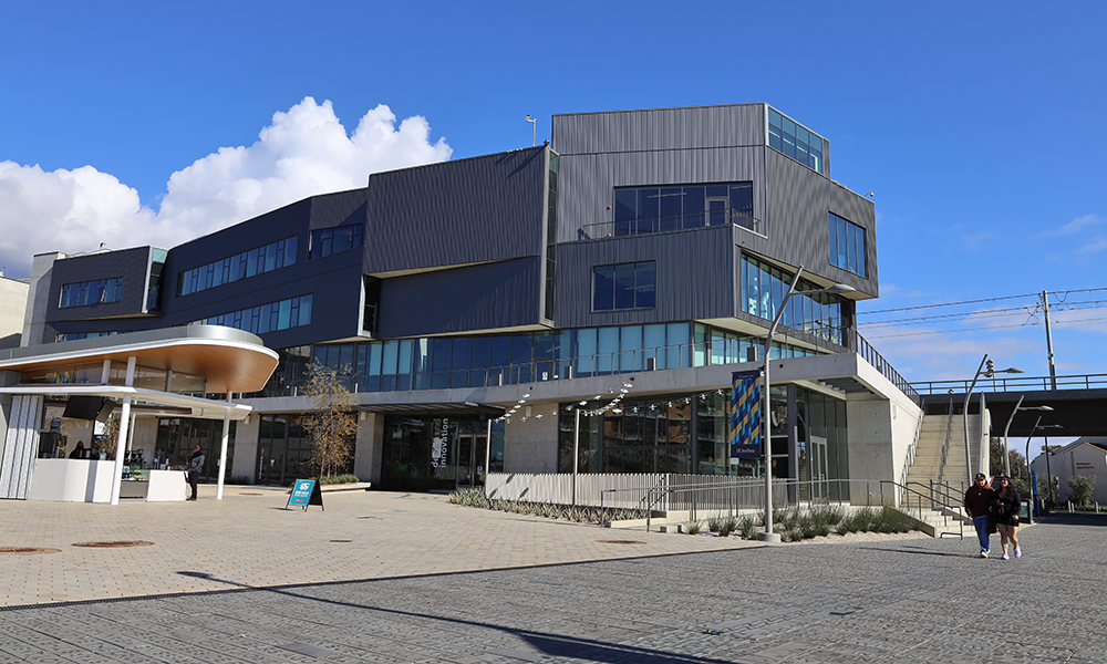 Exterior of the Design & Innovation Building
