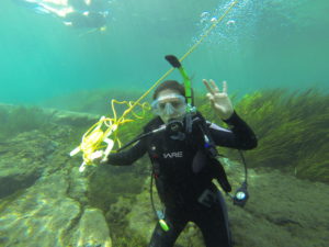 Sonia Steinway scuba diving